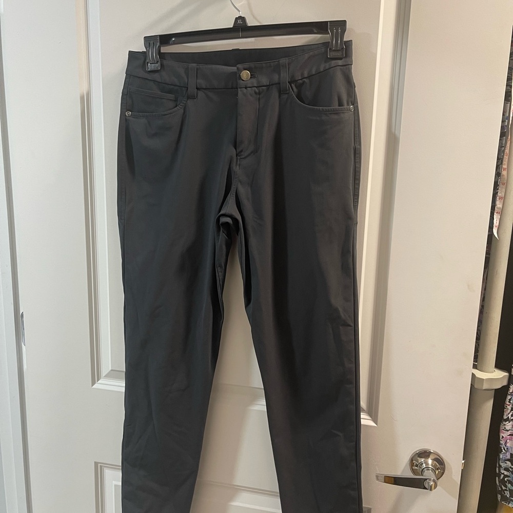 Lululemon ABC Dark Gray Slim Fit Pants Size 30 Good Condition - Picture 4 of 4